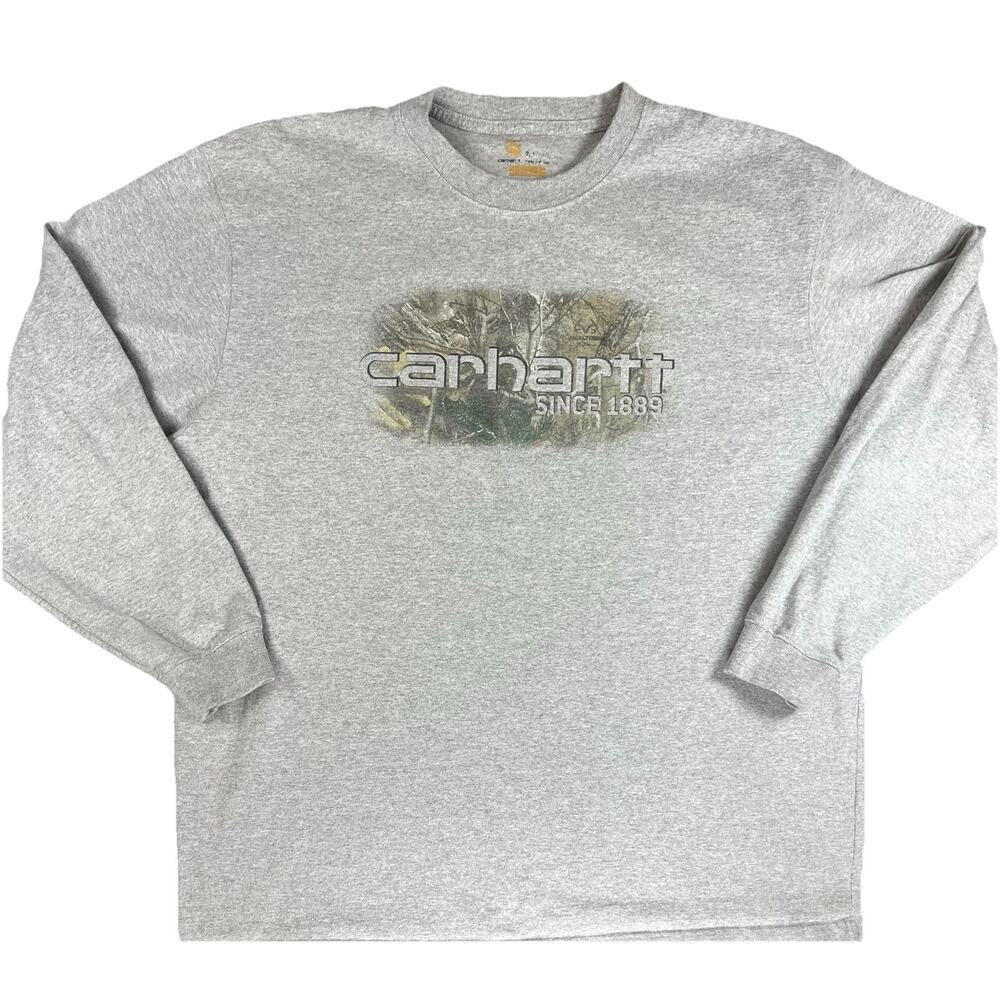 Carhartt Original Fit Graphic Crewneck Sweatshirt Men’s Large Gray